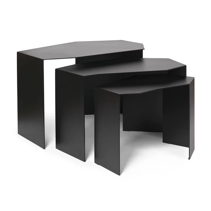 Ferm Living - Shard Cluster Set de table d'ensemble, noir