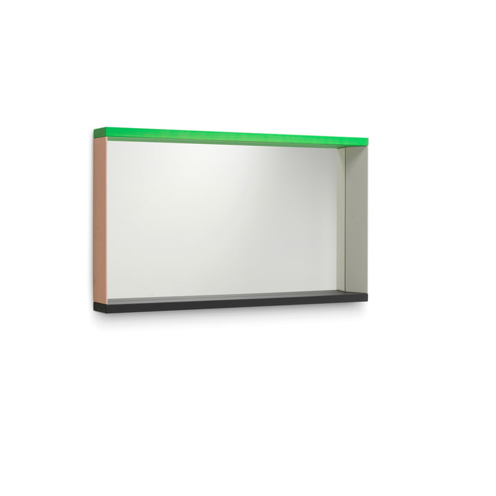 Colour Frame Miroir, medium, vert / rose de Vitra