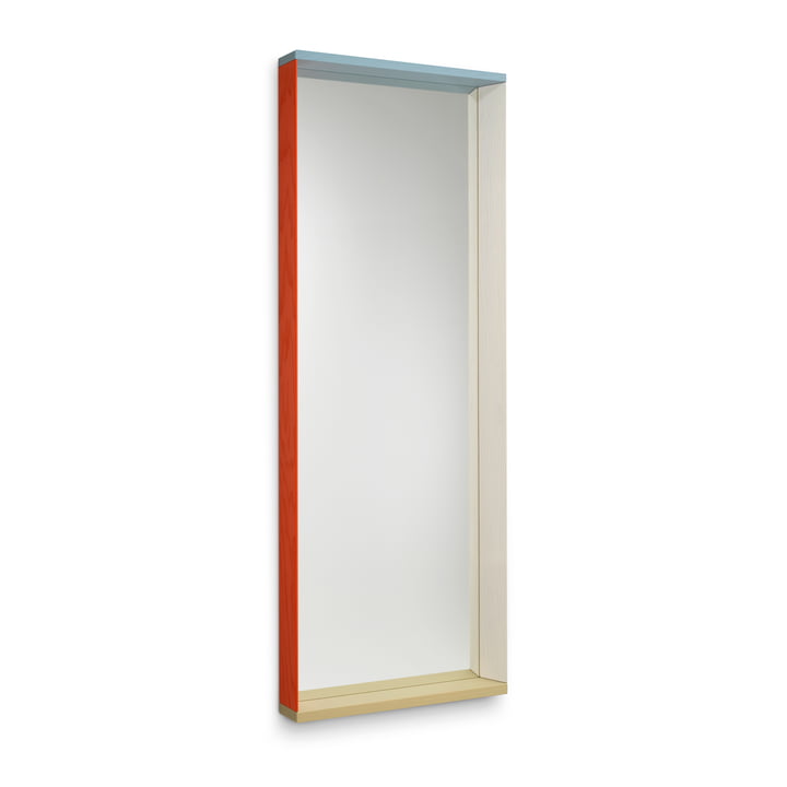 Colour Frame Miroir, large, bleu / orange de Vitra