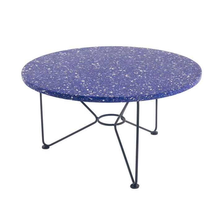 Acapulco Design - The Low Table, H 36 x Ø 65 cm, terrazzo / acapulco lilas