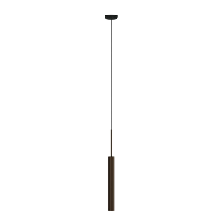 Audo - Tubulaire Lampe suspendue, laiton bronzé, H 48 cm