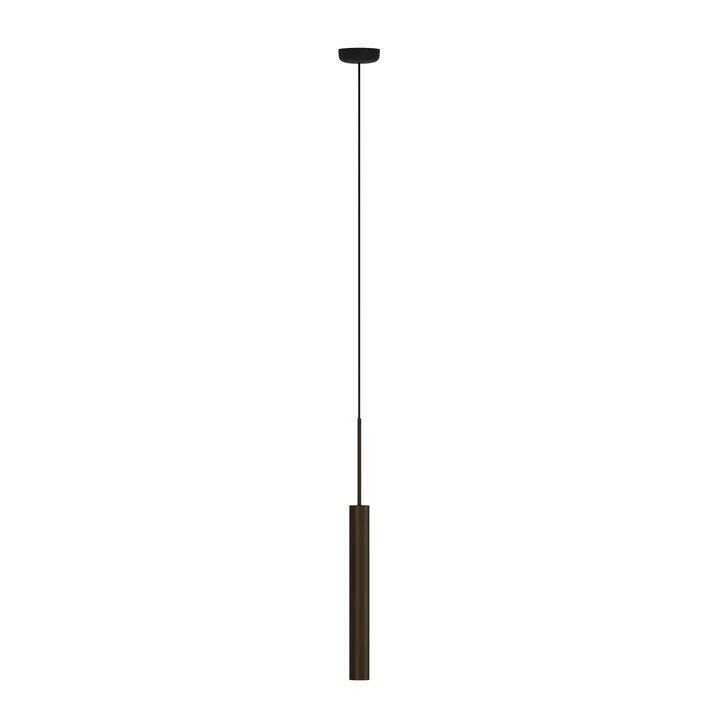 Audo - Tubulaire Lampe suspendue, laiton bronzé, H 48 cm