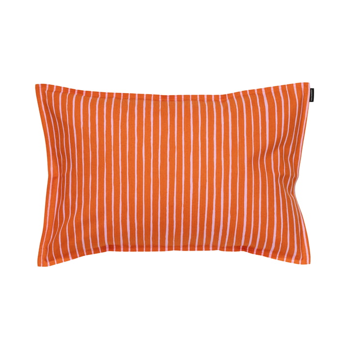 Piccolo housse de coussin, 40 x 60 cm, orange chaud / rose de Marimekko