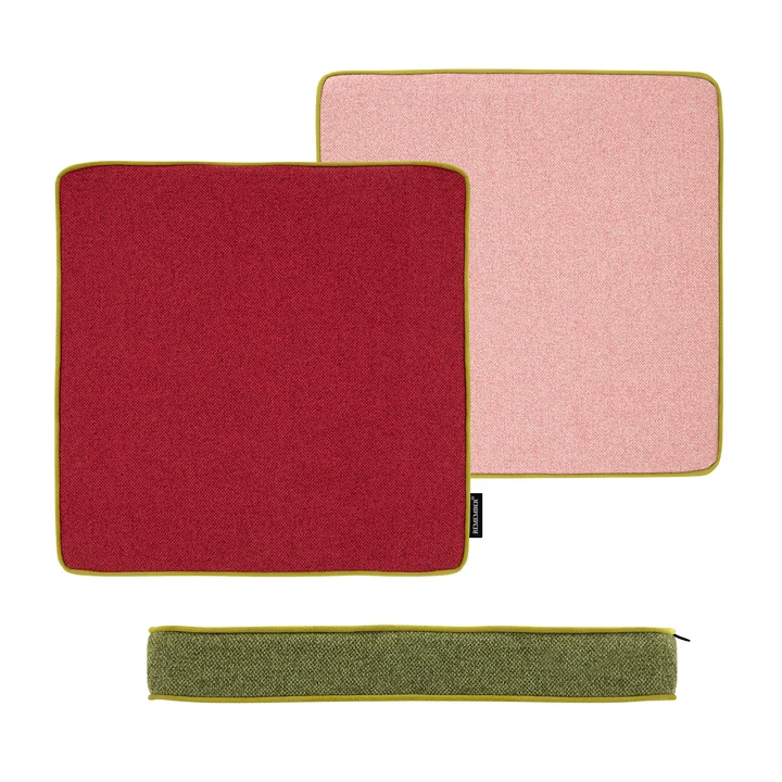 Coussin d'assise 40 x 40 cm, cranberry de Remember