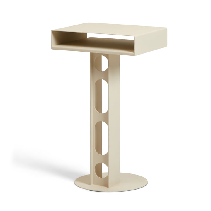 Pedestal - Sidekick Table, pearl