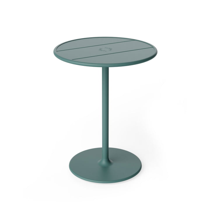 Fred's Outdoor Table Ø 60 cm, vert sauge foncé (édition exclusive) de Fatboy