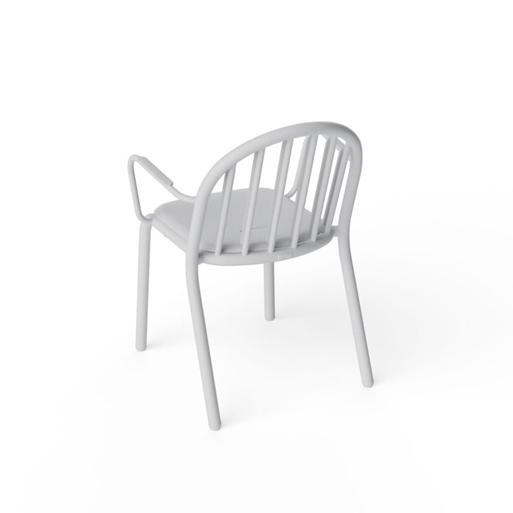 Fred's Outdoor - Chaise avec accoudoirs, gris clair de Fatboy