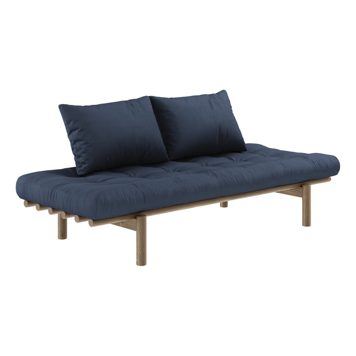 Pace Daybed, Pin brun carbone / bleu de Karup Design