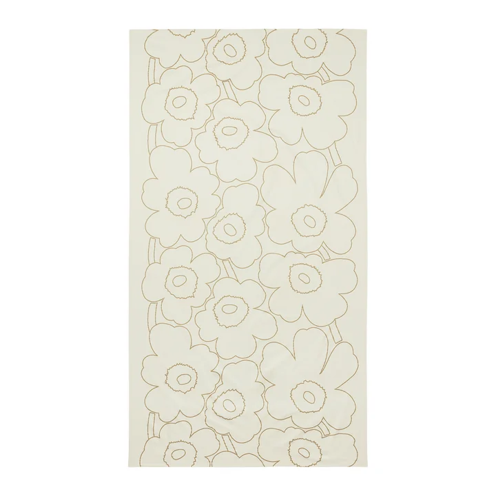 Piirto Unikko nappe, 135 x 200 cm, lin / or de Marimekko