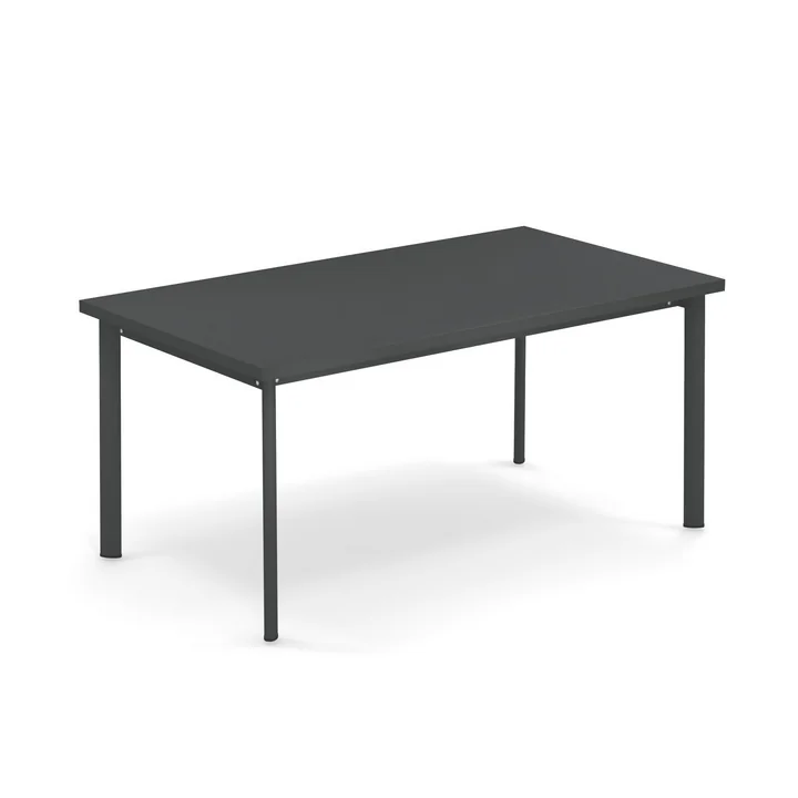 Emu - Star Table H 75 cm, 160 x 90 cm, fer antique