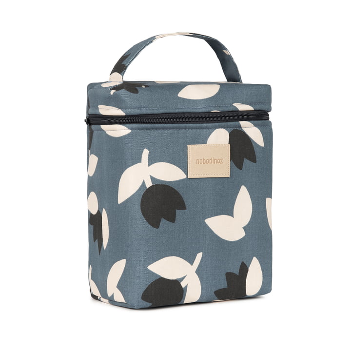 Hyde Park Lunch Bag, blue black tulips de Nobodinoz