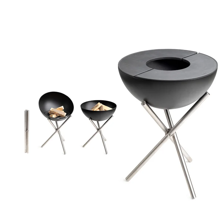 Bowl 57 Set de barbecue plancha de höfats en version tripode, haute