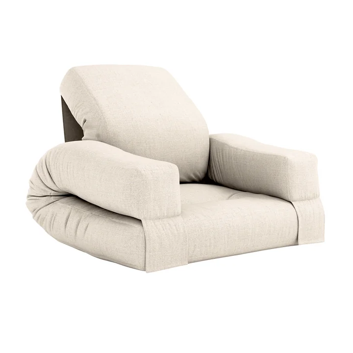 Karup Design - Mini Hippo Fauteuil futon pour enfants, lin