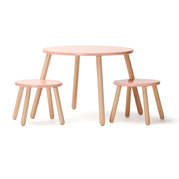 Table et tabouret de Kids Concept