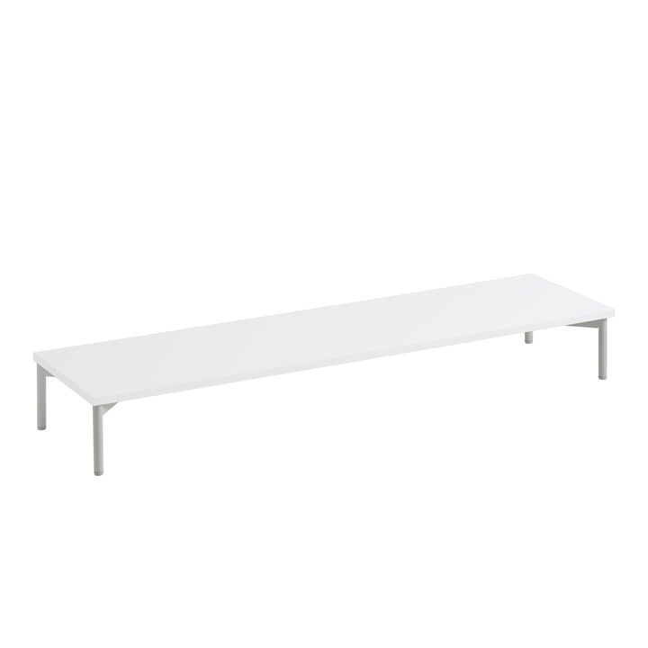 Muuto - Tube Podium pour Stacked System 131 x 35 cm, blanc / gris