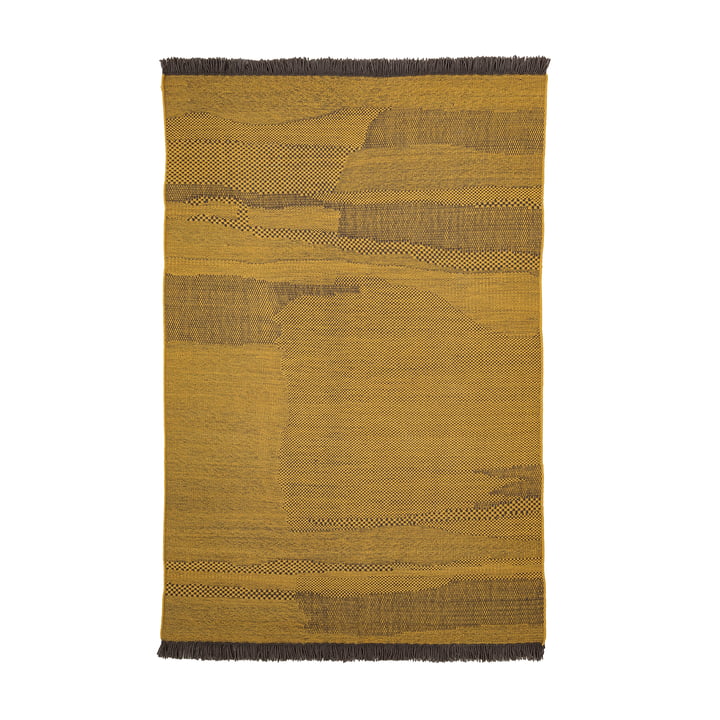 Wabisabi tapis en laine, 200 x 300 cm, mustard de nanimarquina