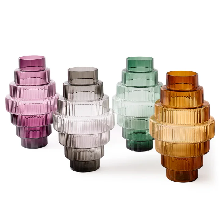 Pols Potten - Steps Vase S, violet foncé