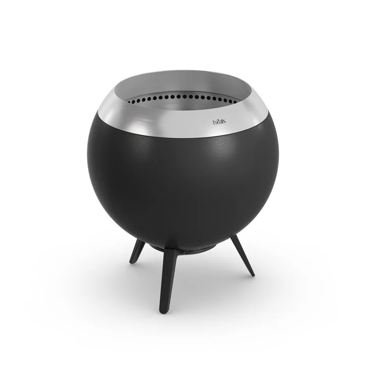 MOON 45 Bol à feu avec pied bas, noir de höfats