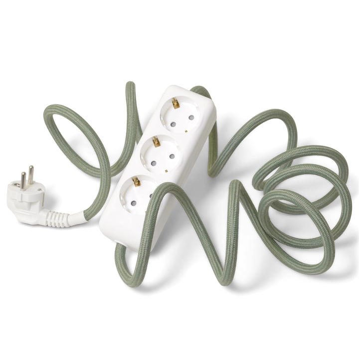 NUD Collection - Extension Cord triple prise, sea spray (TT-455)