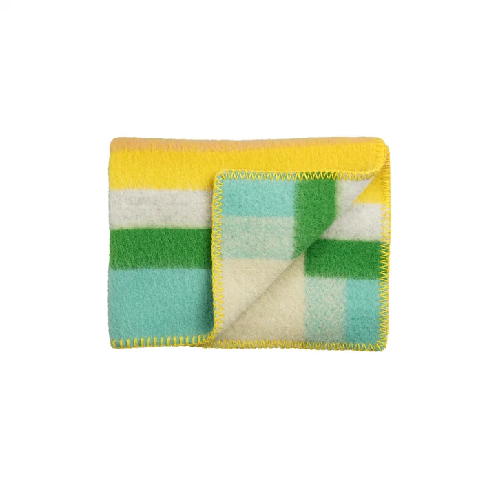 Røros Tweed - Mikkel Couverture en laine pour bébé 100 x 67 cm, pastel