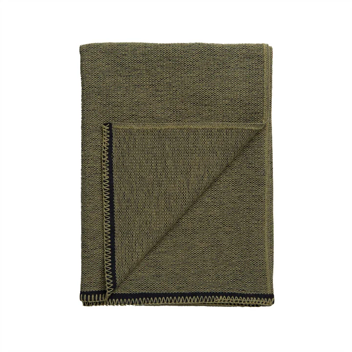 Røros Tweed - Picnic Couverture en laine 200 x 150 cm, light cognac