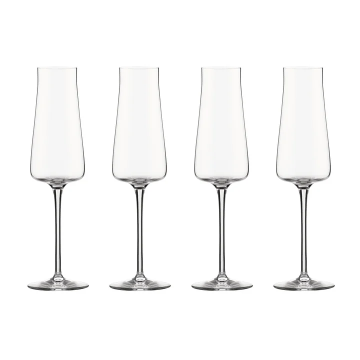 Alessi - Eugenia Flûte à champagne, transparente (set de 4)