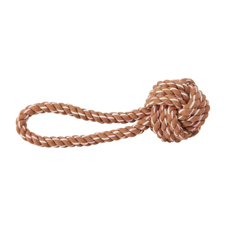 OYOY ZOO - Otto Jouets en corde pour chiens, caramel