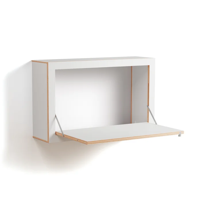 Ambivalenz - Fläpps Secrétaire 80 x 50 x 20 cm, blanc