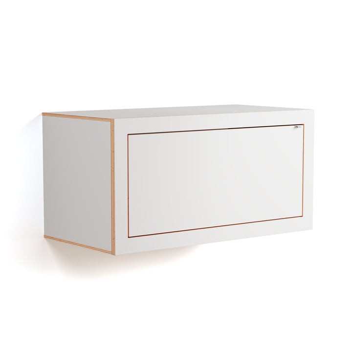 Ambivalenz - Fläpps Box Sideboard 80 x 40 cm, blanc