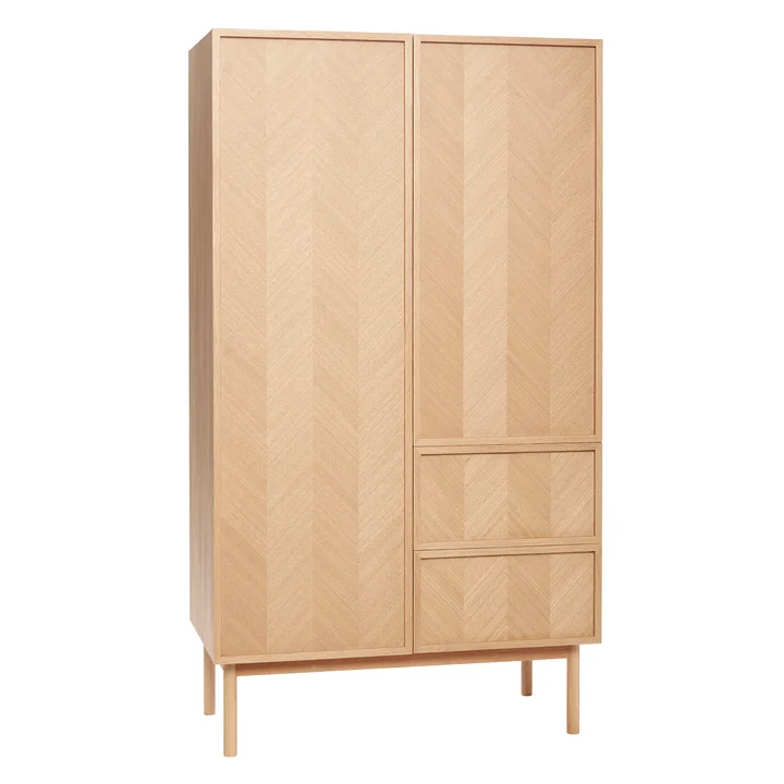 Hübsch Interior - Herringbone Armoire, chêne, grande