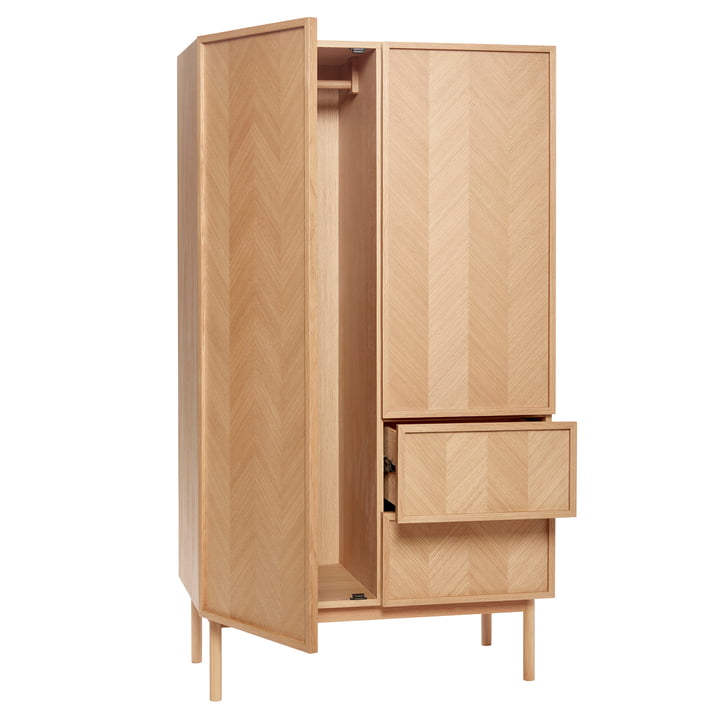 Hübsch Interior - Herringbone Armoire, chêne, grande