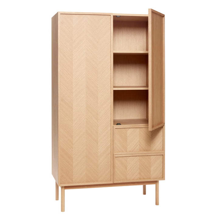 Hübsch Interior - Herringbone Armoire, chêne, grande