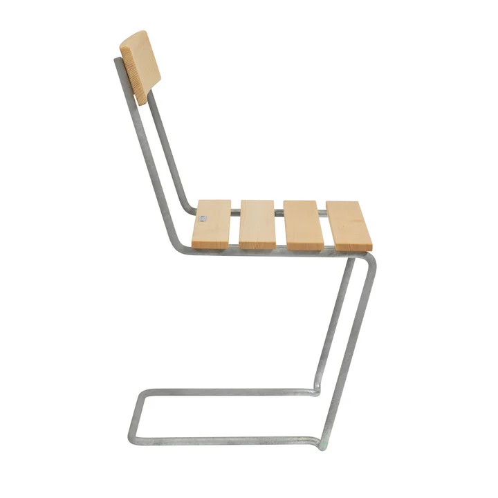 1 chaise de jardin, pin huilé de Grythyttan