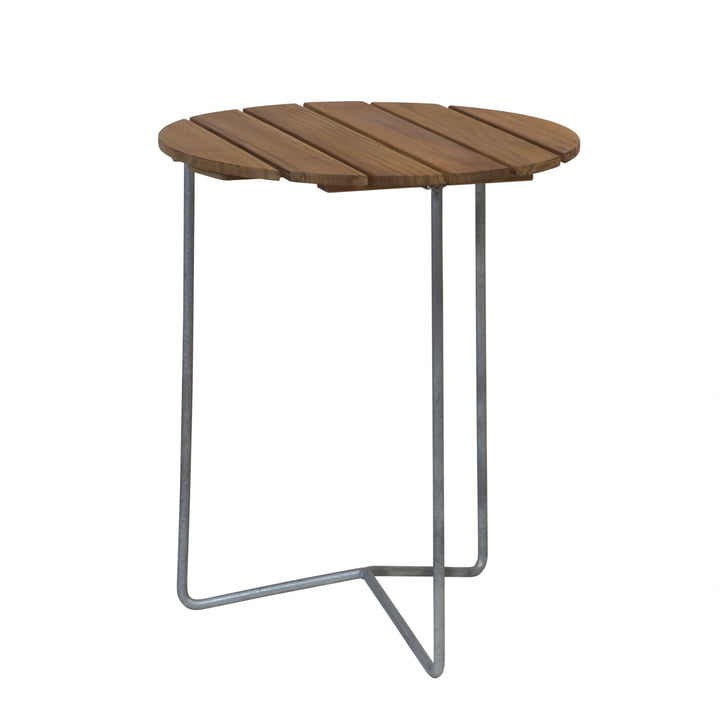 6B 60 Table de jardin Ø 60 cm, Teak de Grythyttan