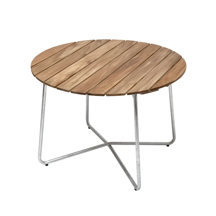 9A 100 Table de jardin Ø 100 cm, Teck de Grythyttan