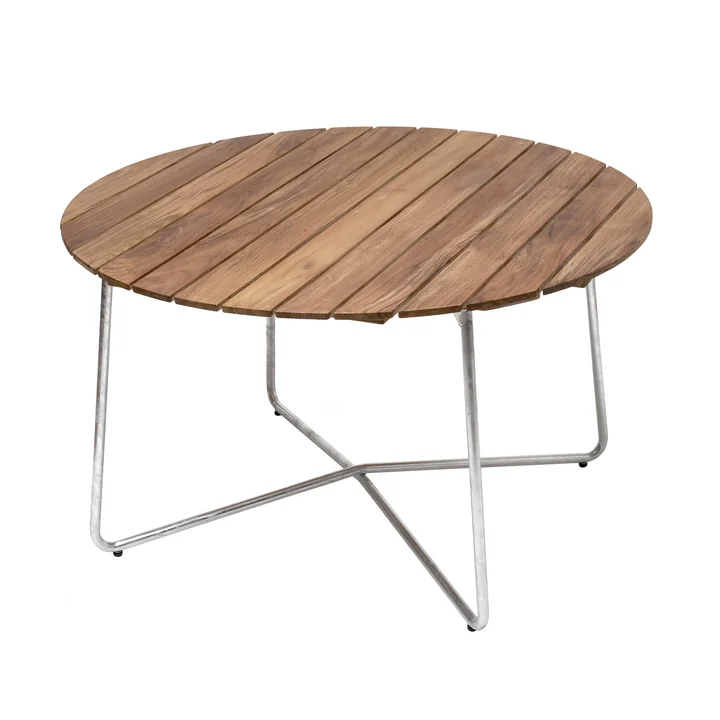9A 120 Table de jardin Ø 120 cm, Teck de Grythyttan