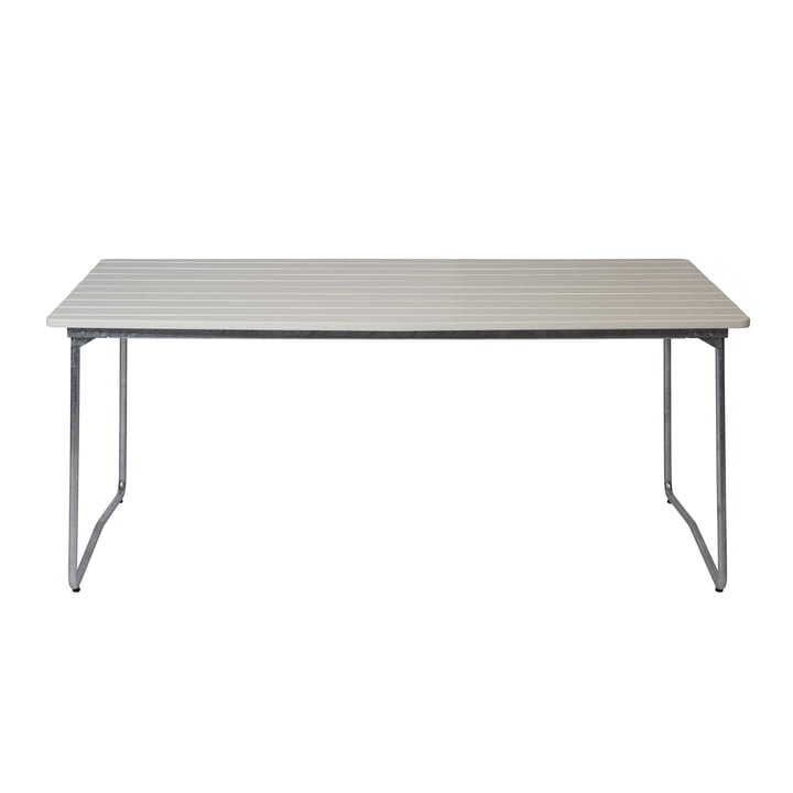 B31 170 Table de jardin pliante 170 x 92 cm, Chêne blanc laqué de Grythyttan