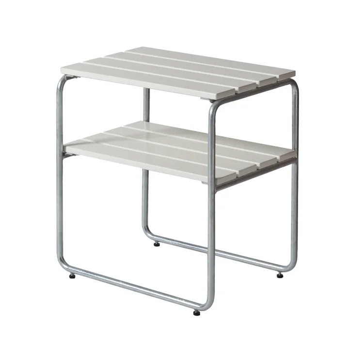 L45 - Table d'Appoint de Jardin, Chêne blanc laqué de Grythyttan