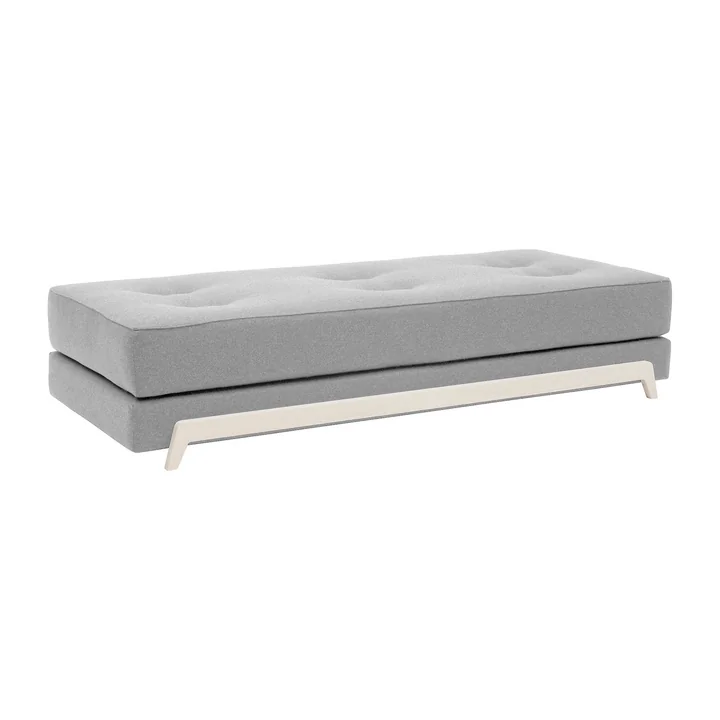 Frame Canapé-lit avec matelas en mousse froide, gris (tissu feutre 620) de Softline
