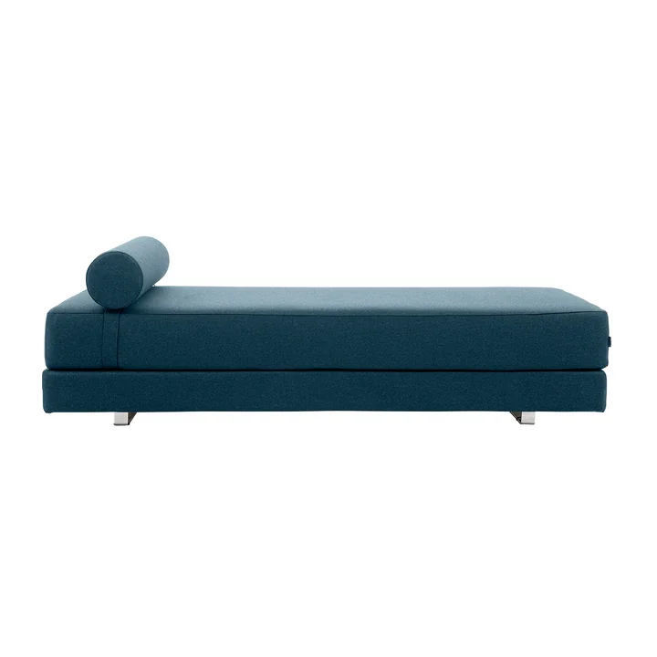 Lubi Daybed avec ressorts ensachés, feutre bleu (846) de Softline