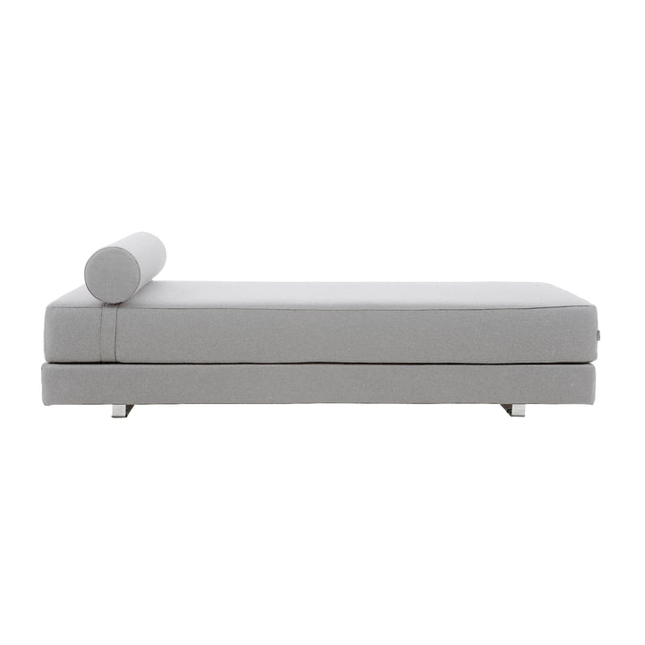 Lubi Canapé-lit avec matelas en mousse froide, gris (feutre 620), avec traversin de Softline