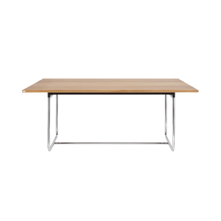 Thonet - S 1070 Table de salle à manger, 200 x 100 cm, chêne massif huilé (Pure Materials)