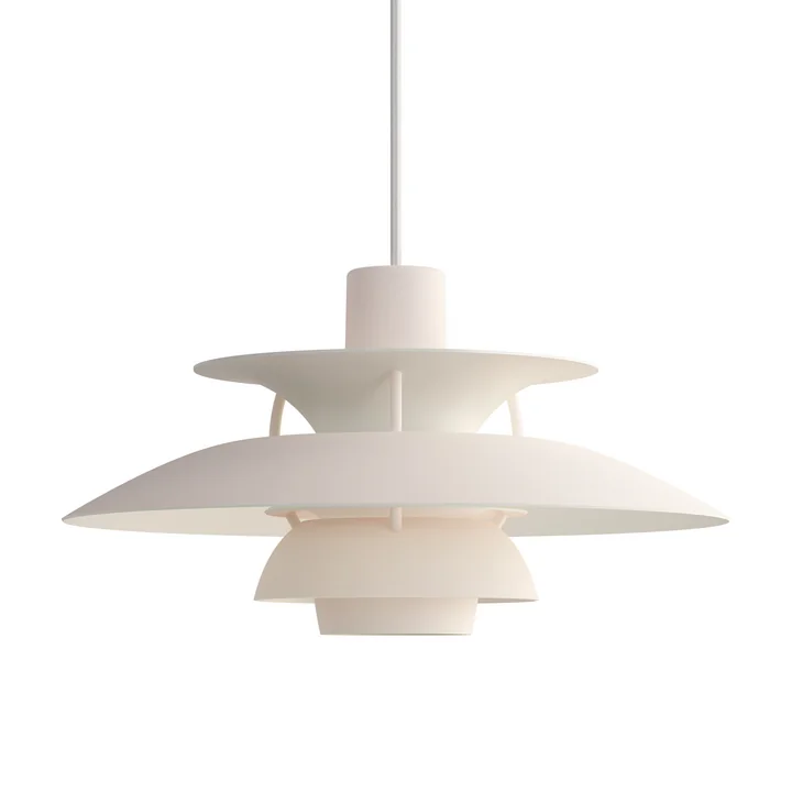 Louis Poulsen - PH 5 lampe suspendue, monochrome pale blush