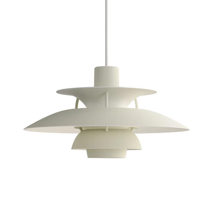 Louis Poulsen - PH 5 Mini lampe à suspendre, monochrome pale pewter