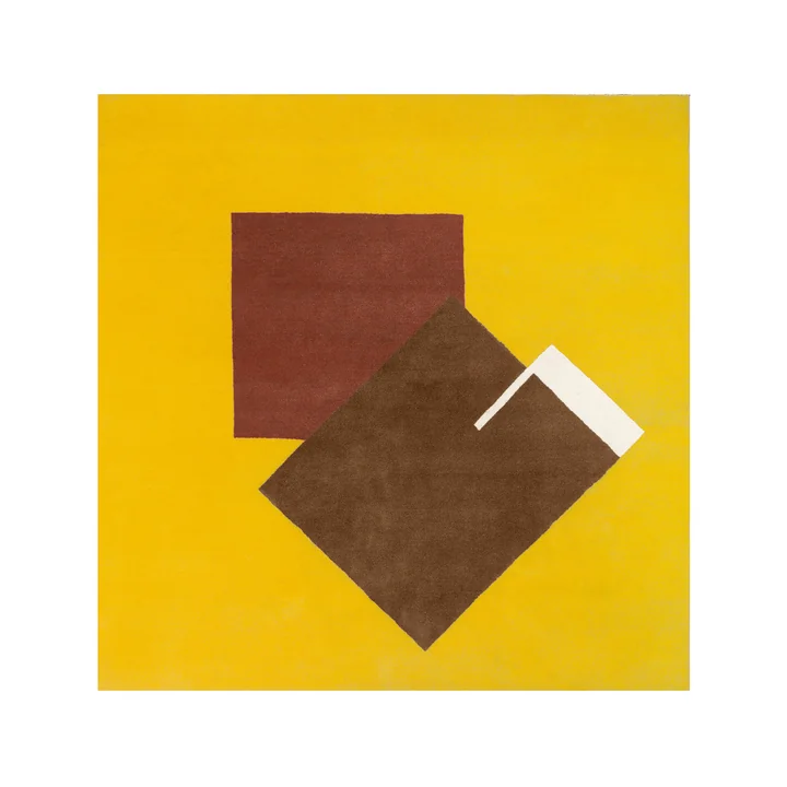 ClassiCon - Castellar Tapis en laine 175 x 175 cm, multicolore