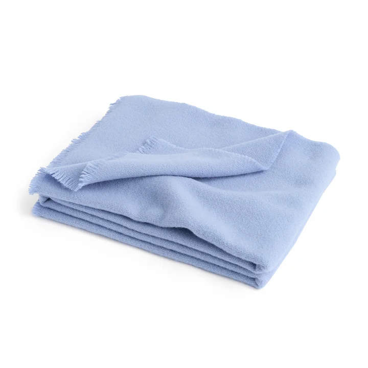 Mono couverture de laine, 130 x 180 cm, bleu clair de HAY