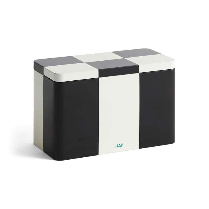 Tin Container M, black / off-white de Hay