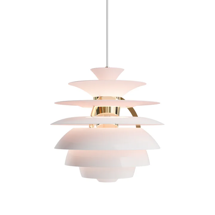 Louis Poulsen - PH Snowball, blanc mat / pale rose (150 Year Anniversary Edition)