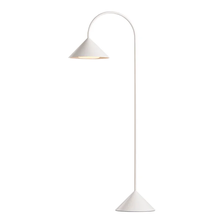 Grasp LED Lampadaire à accu, H 72 cm, blanc mat de Frandsen