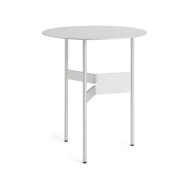 Shim - Table d'Appoint, Ø 45 cm, silver grey de HAY